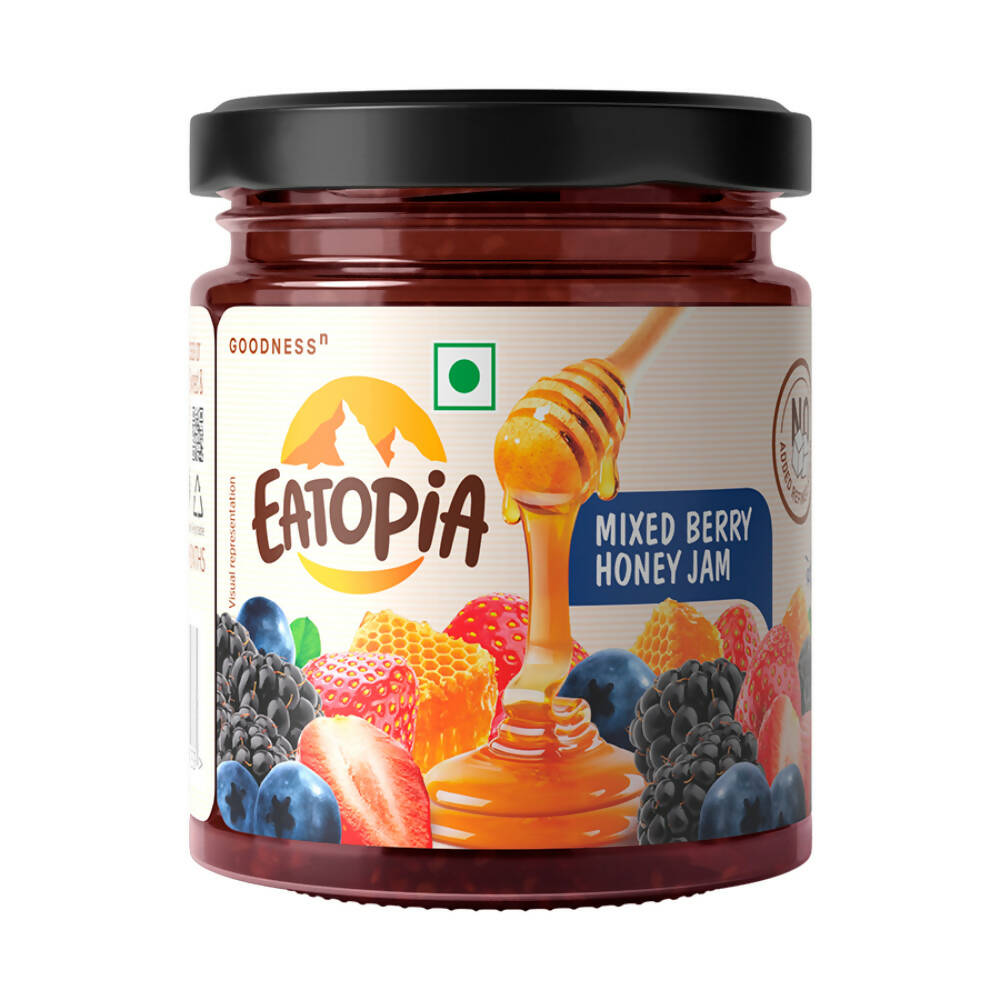 Eatopia Mixed Berry Honey Jam, Australia, Canada 