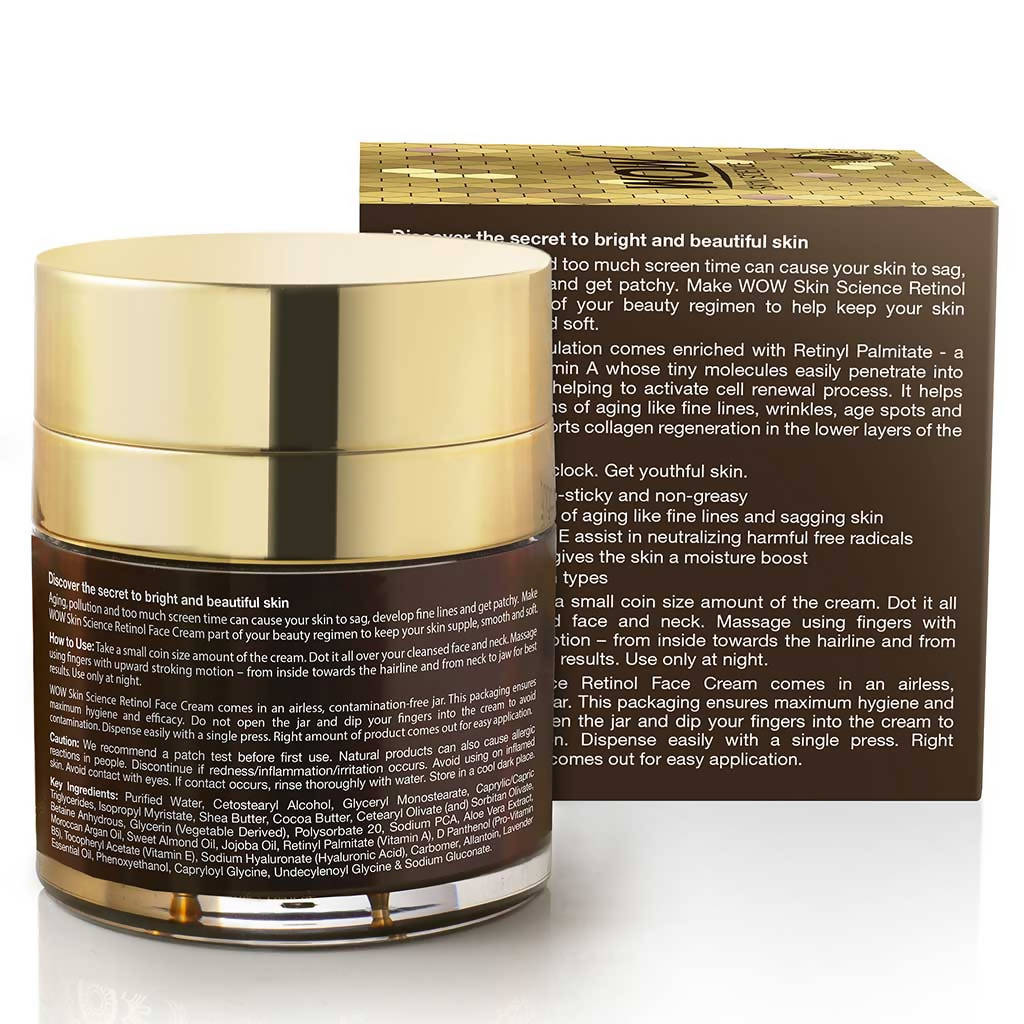 Wow Skin Science Retinol Face Cream