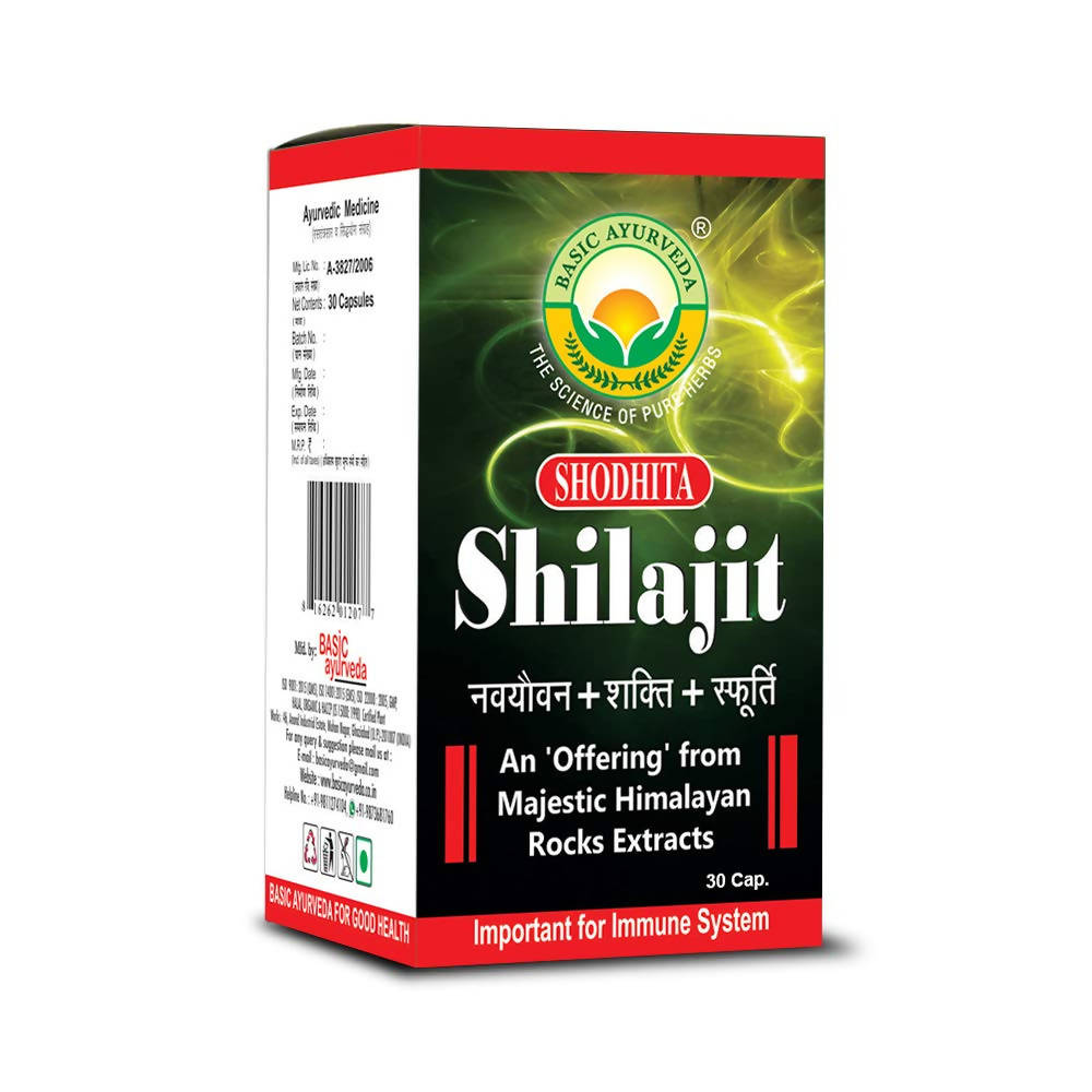 Basic Ayurveda Shodhita Sj Capsules