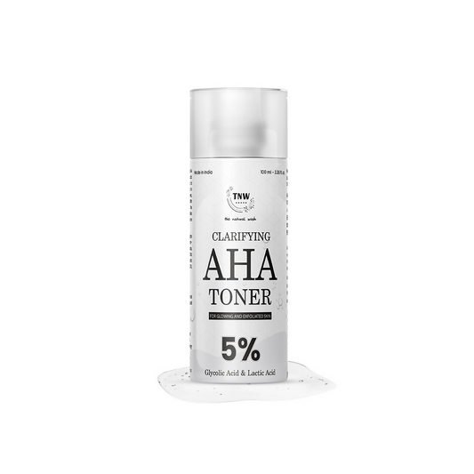 The Natural Wash Clarifying AHA Toner With 5% Glycolic & Lactic Acid 