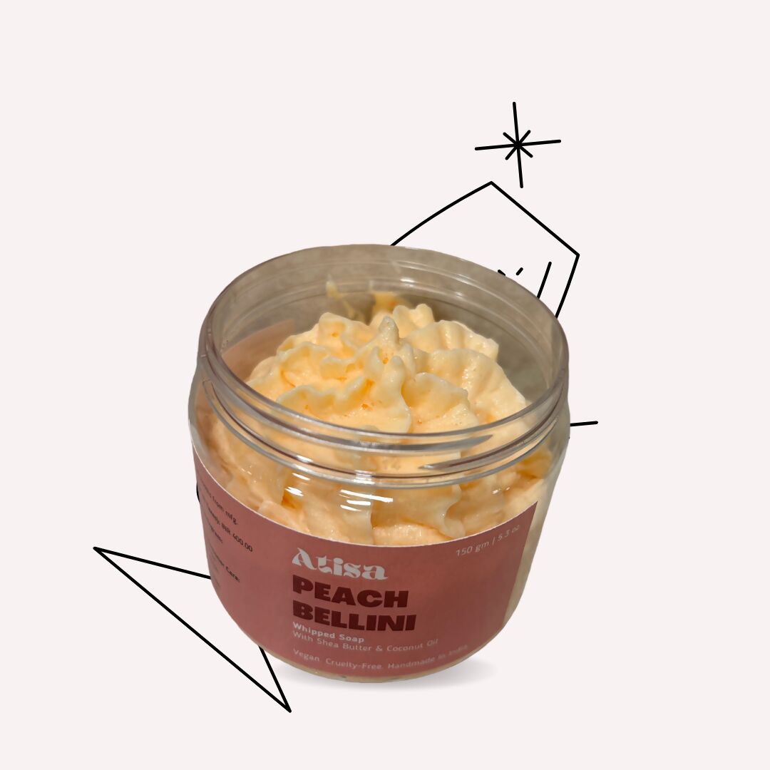 Atisa Peach Bellini Whipped Soap