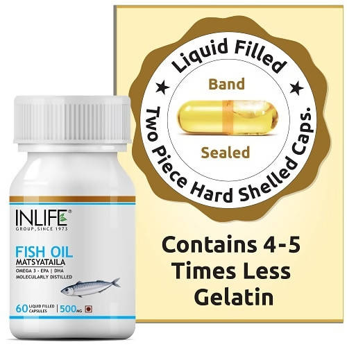 Inlife Fish Oil 500 MG Capsules