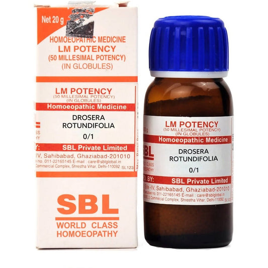 SBL Homeopathy Drosera Rotundifolia LM Potency TrueCure