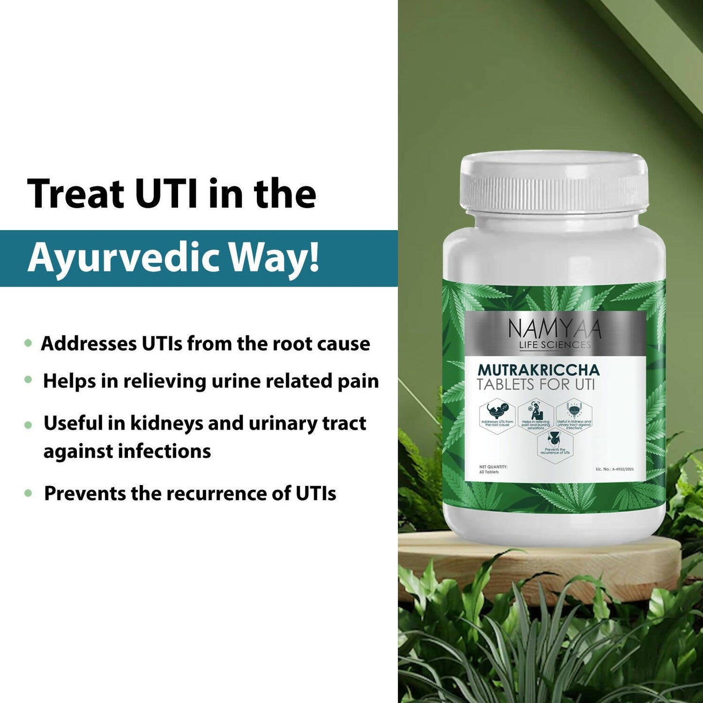 Namyaa Mutrakriccha Tablets for UTI