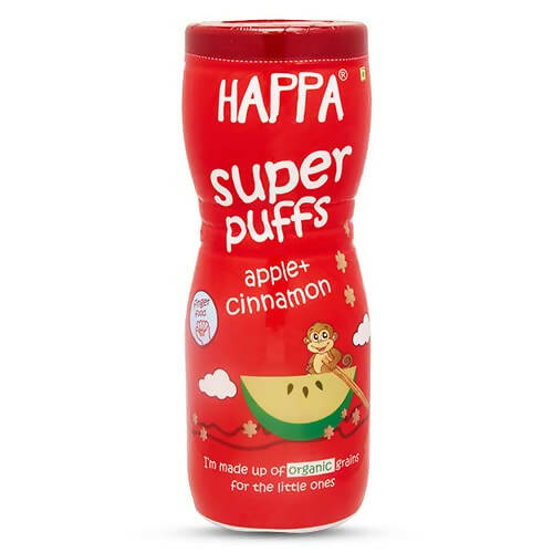 Happa Multigrain Apple & Cinnamon Melts Super Puffs (8 Months+), Australia, Canada 