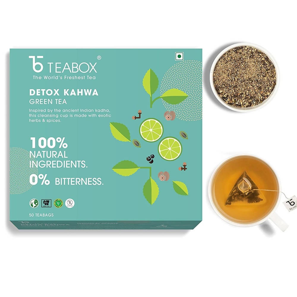 Teabox Detox Kahwa Green Tea Bags