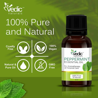 Vedic Naturals Peppermint Essential Oil