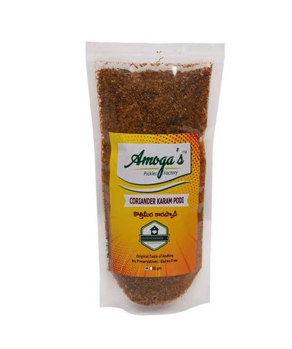 Amoga's Pickles Factory Coriander Leaves Curry Powder Andhra Style, Australia, Canada 