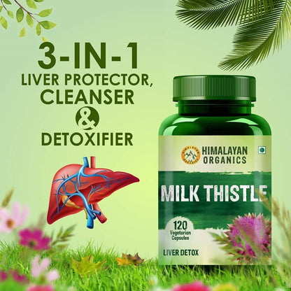 Himalayan Organics Milk Thistle Capsules