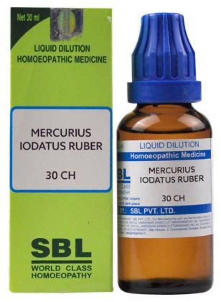 SBL Homeopathy Mercurius Iodatus Ruber Dilution