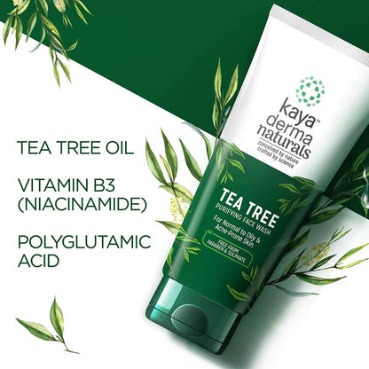 Kaya Tea Tree Purifying Face Wash