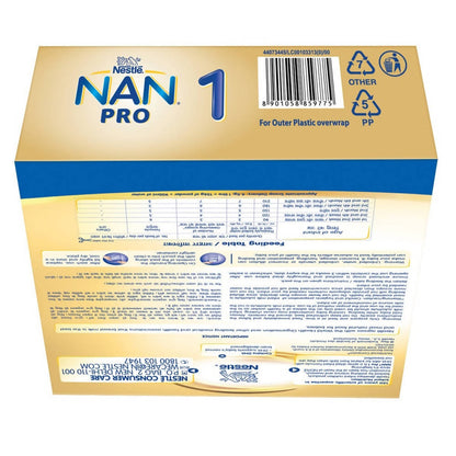 Nestle Nan Pro 1 Infant Formula Powder Upto 6 months Stage 1