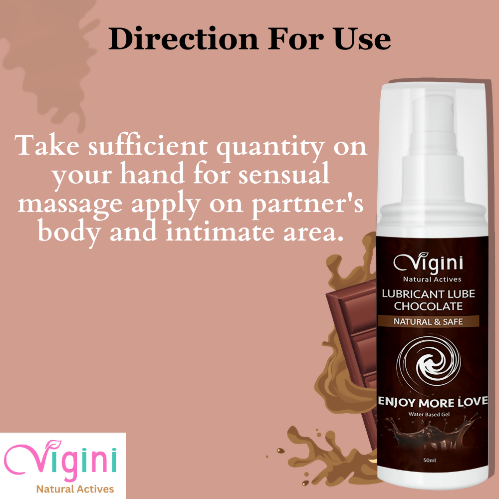 Vigini Intimate Chocolate Lubricant Personal Lube Water Based Gel