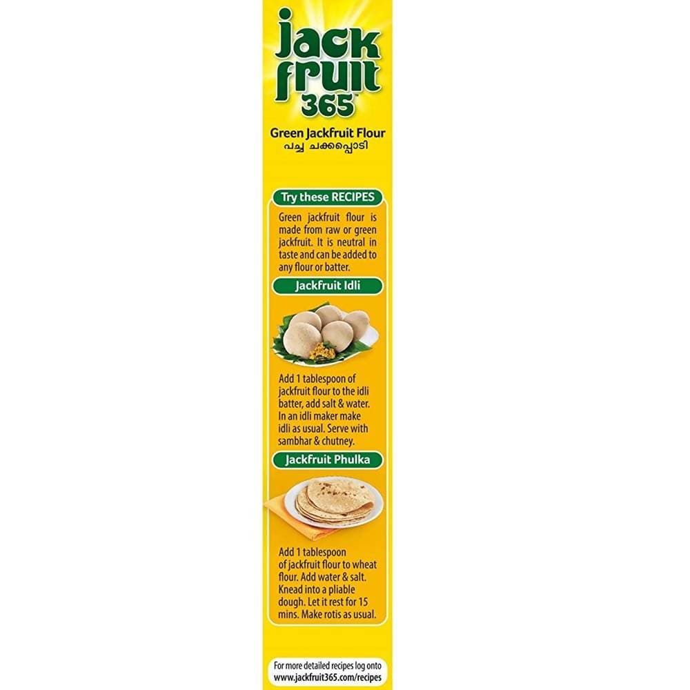 Jackfruit365 Green Jackfruit Flour 400gm High Fiber, Gluten-Free Flour for Healthy Digestion & Blood Sugar Support