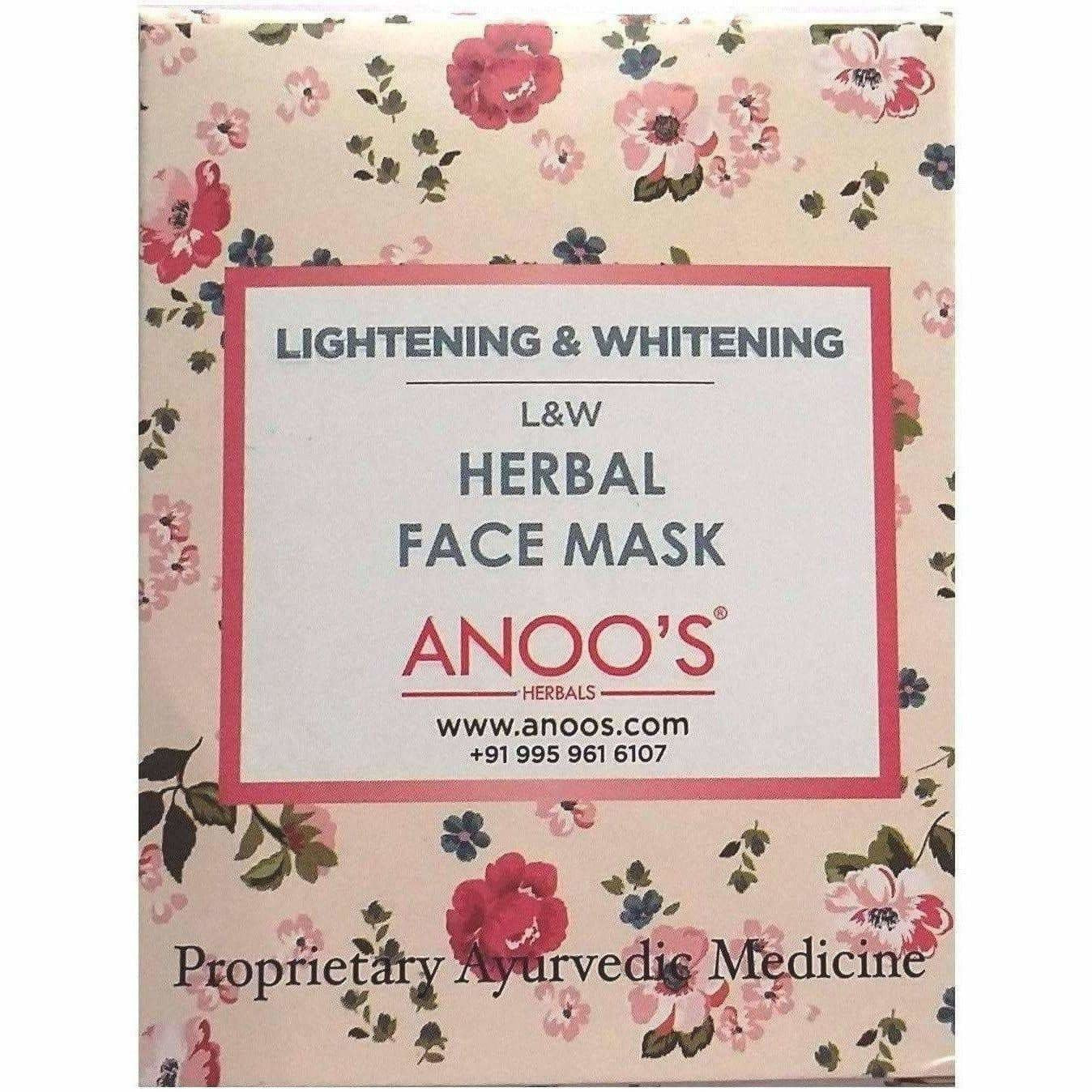 Anoos Herbal Lightning and Whitening Face Mask TrueCure