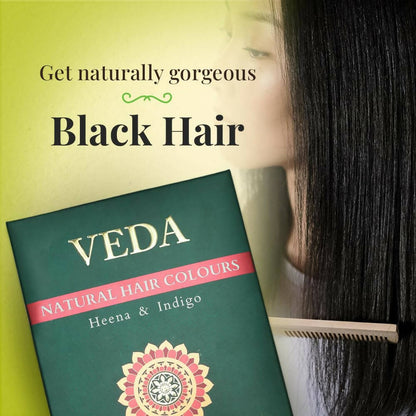 Veda Natural Colors For Black Hair - Henna & Indigo