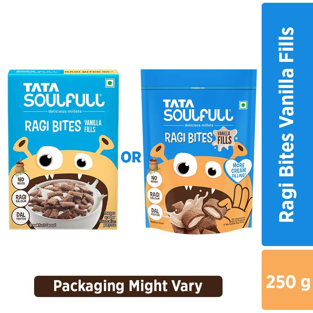 Tata Soulfull Ragi Bites Vanilla Fills Breakfast Cereal