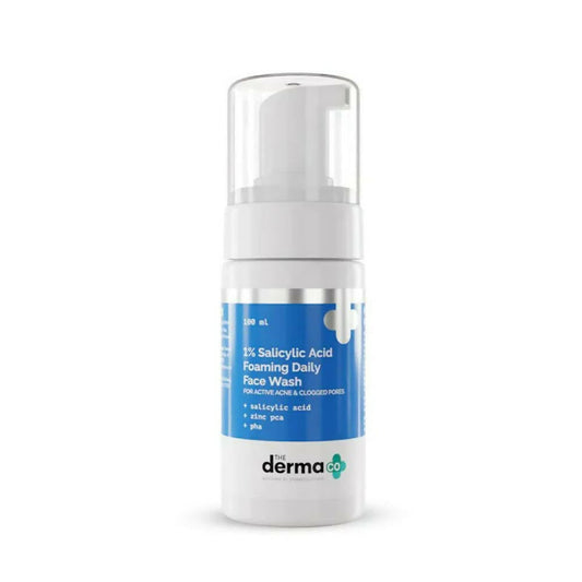 The Derma Co 1% Salicylic Acid Foaming Daily Face Wash 