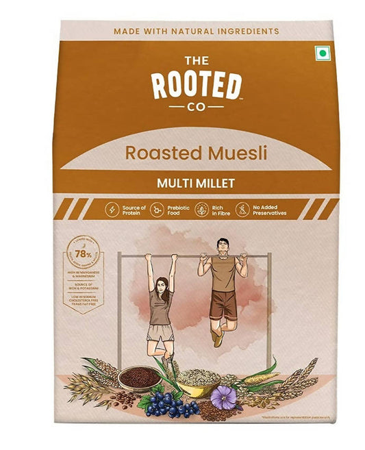 The Rooted Co Roasted Muesli Multi Millet TrueCure