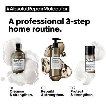 L'Oreal Paris Absolut Repair Molecular Deep Repairing Leave-In Cream For Damaged Hair