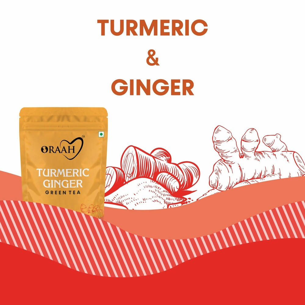 Oraah Turmeric Ginger Green Tea