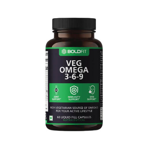 Boldfit Omega 3 6 9 Vegetarian Capsules  