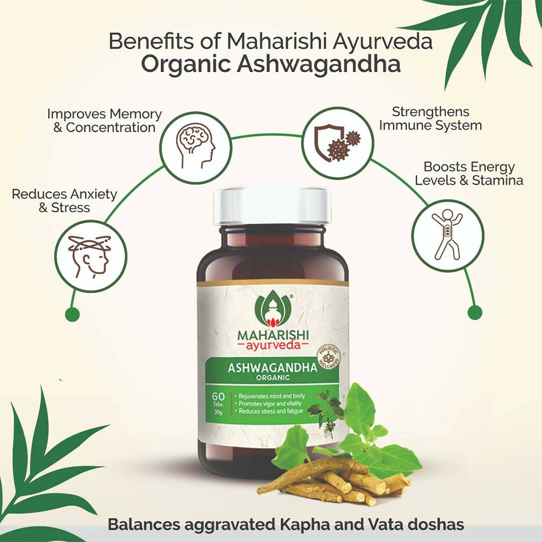 Maharishi Ayurveda Ashwagandha Organic Tablets