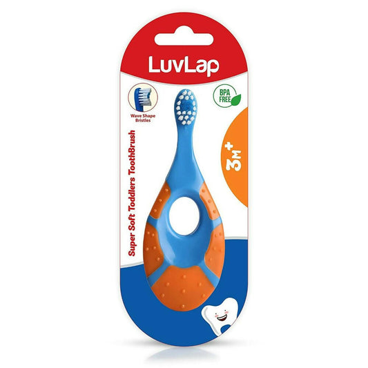 LuvLap Turtle Shaped Baby Manual Toddler & Toothbrush, Australia, Canada 