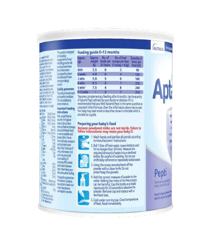 Aptamil Pepti Infant Formula, 0 to 12 Months