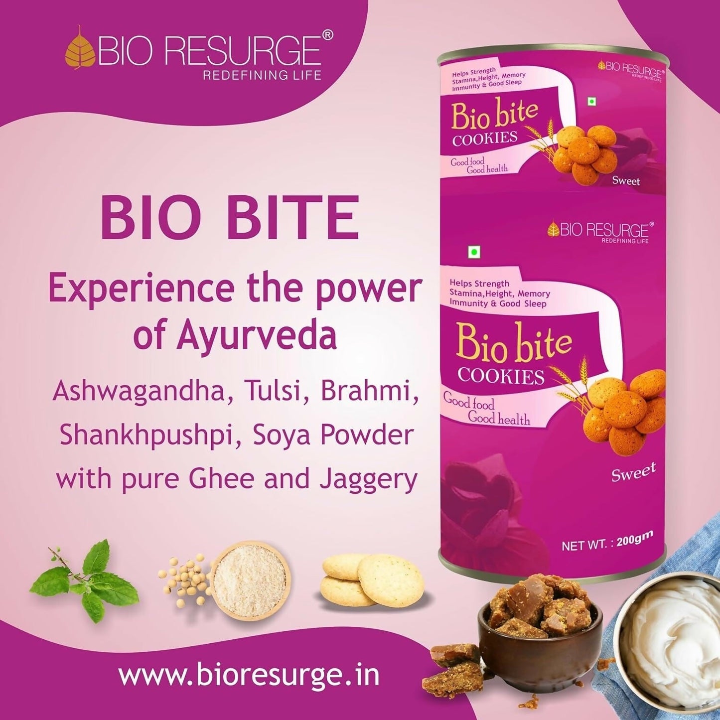 Bio Resurge Healthy Biscuits Meeting your Nutritional Requirements