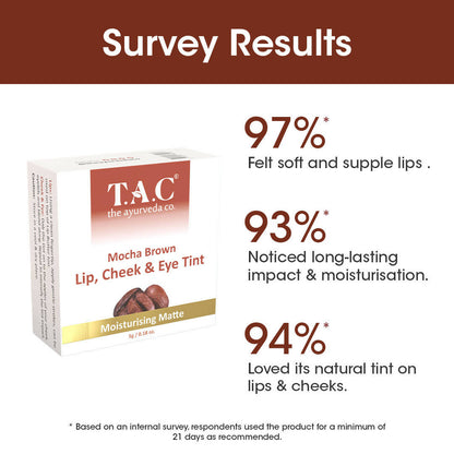 TAC - The Ayurveda Co. Brown Mocha Lip, Cheek & Eye Tint