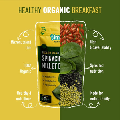 Timios Organic Millet Spinach Dosa Mix