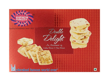 Karachi Bakery Double Delight Fruit Biscuit with Cashew