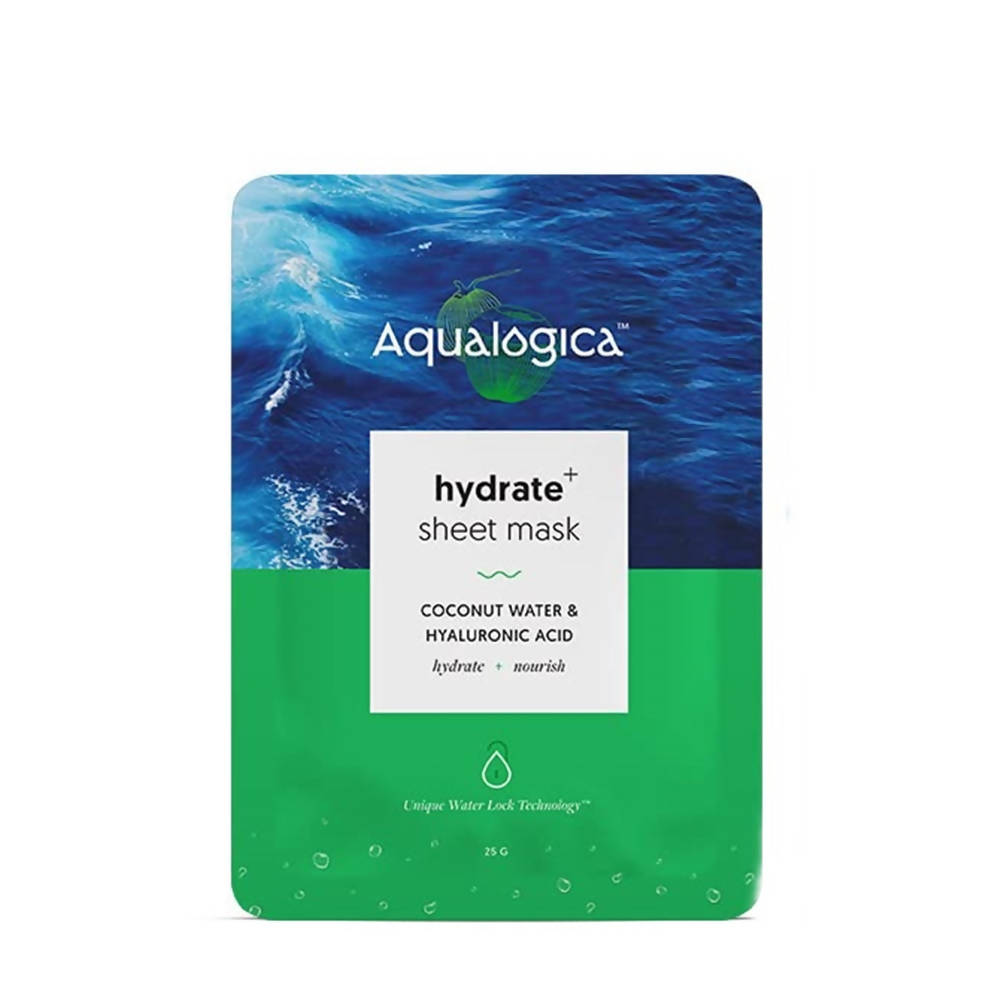 Aqualogica Hydrate+ Sheet Mask with Coconut water & Hyaluronic Acid 