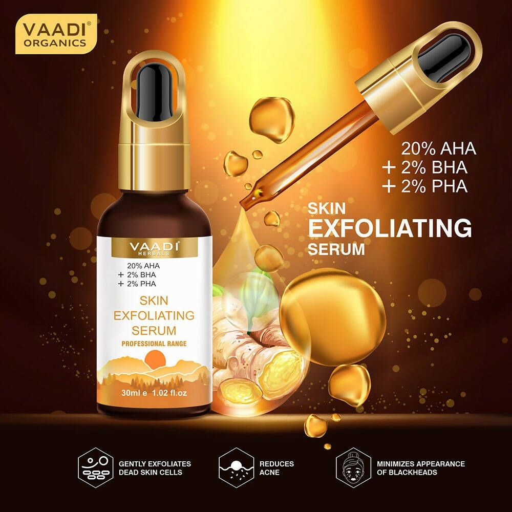 Vaadi Herbals Skin Exfoliating Serum With 20% AHA & 2% BHA & 2% PHA