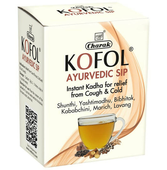 Charak Pharma Kofol Ayurvedic Sip Instant Kadha Sachet  