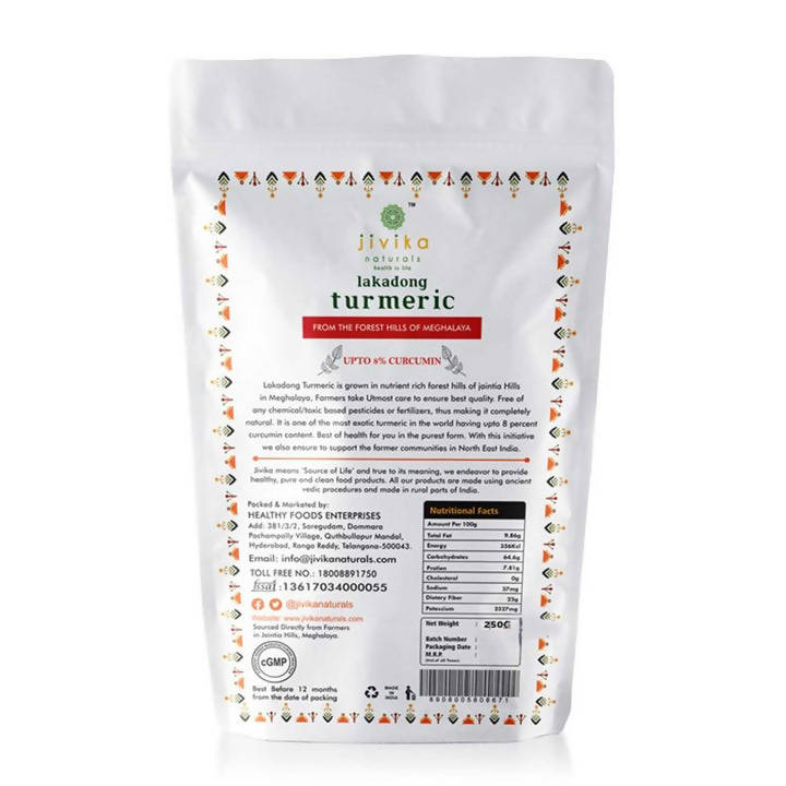 Jivika Naturals Lakadong Turmeric Powder