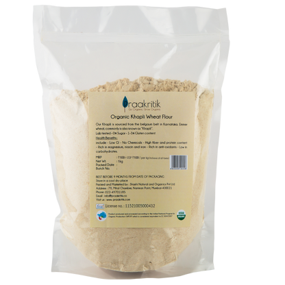 Praakritik Organic Khapli Wheat Atta