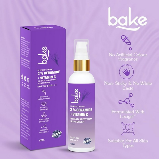 Bake 2% Ceramide + Vitamin C Sunscreen Spf 50 Pa+++