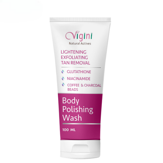 Vigini Skin Lightening Brightening Body Polishing Wash for Men Women 