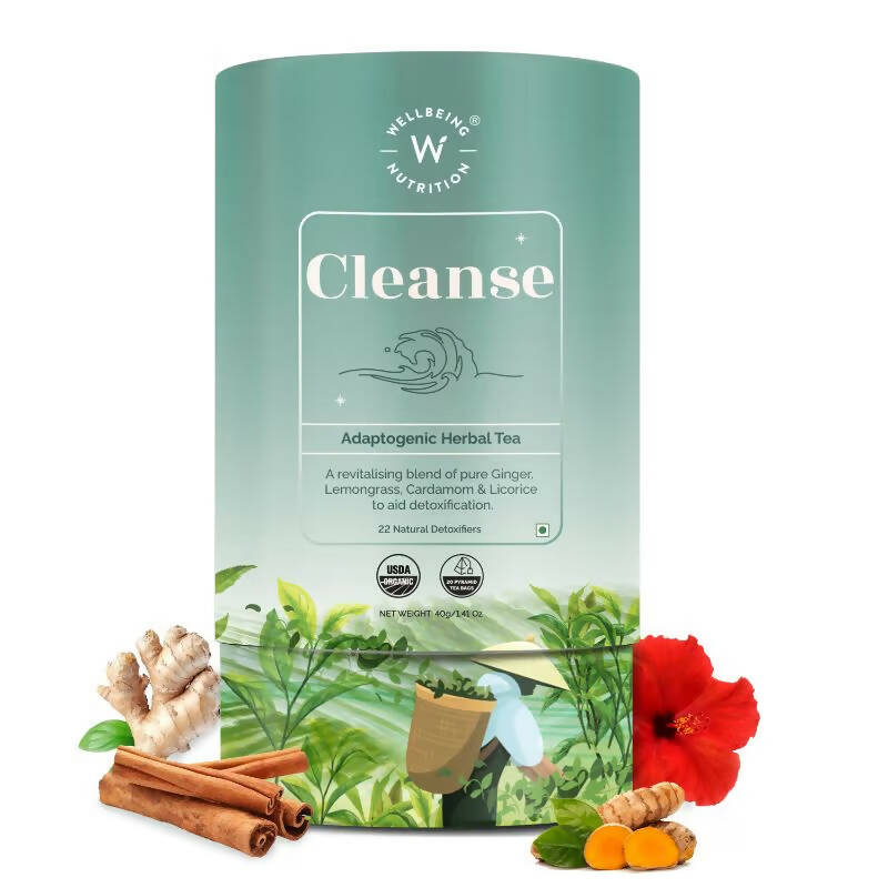 Wellbeing Nutrition Cleanse Herbal Tea TrueCure