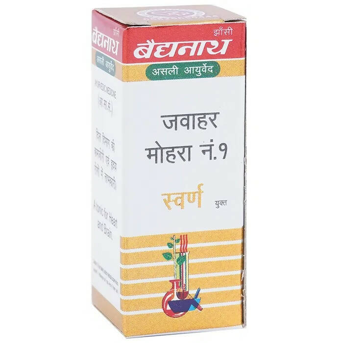 Baidyanath Jhansi Jawahar Mohra No. 1 with Gold Tablets