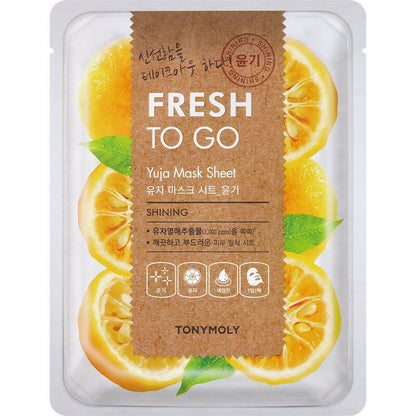 Tonymoly Fresh To Go Yuja Mask Sheet Shining TrueCure