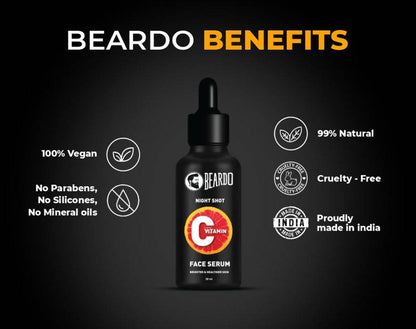 Beardo Night Shot Vitamin C Face Serum