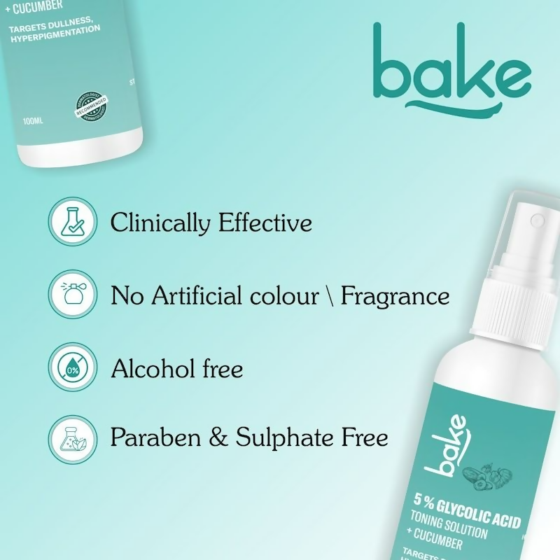 Bake 5% Glycolic Acid Toning Solution