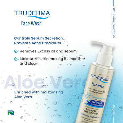 Truderma Face Wash for Oily & Acne Prone Skin