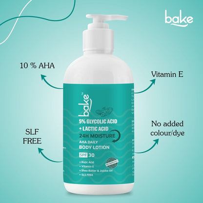 Bake 5% AHA Exfoliating Body Lotion SPF 30