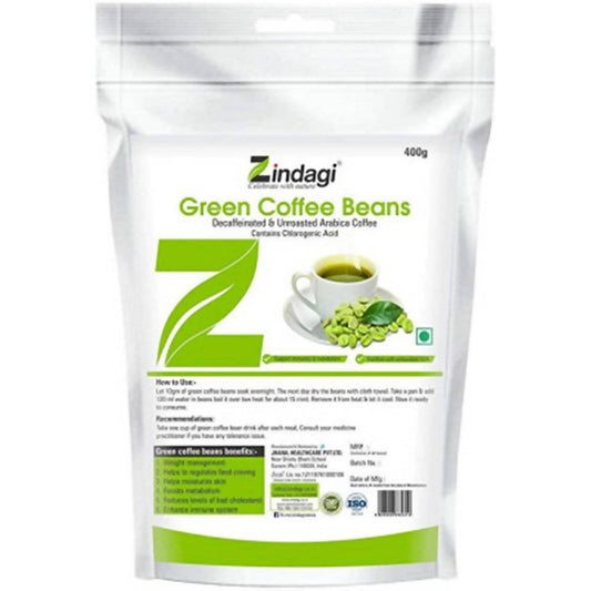 Zindagi Green Coffee Beans TrueCure