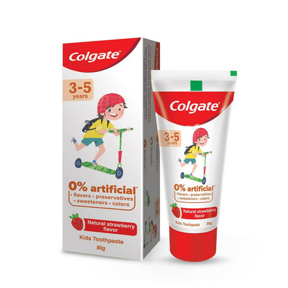 Colgate Toothpaste with Natural Strawberry Flavour for Kids 