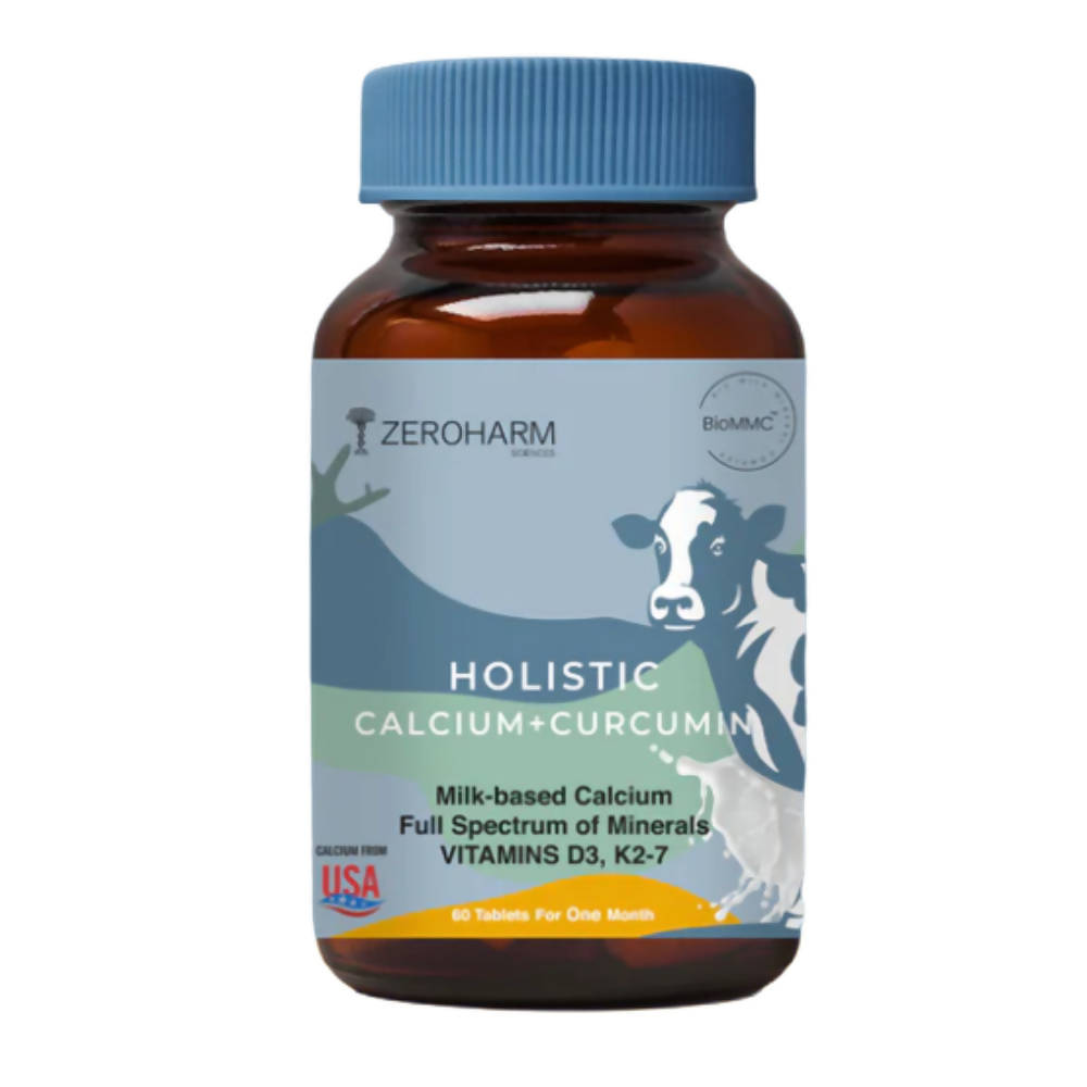 Zeroharm Holistic Calcium + Curcumin Tablets TrueCure